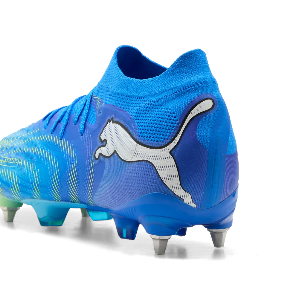 Puma FUTURE 9 ULTIMATE MxSG Fußballschuhe – Ultra Blue / White / Luminous Blue / Black