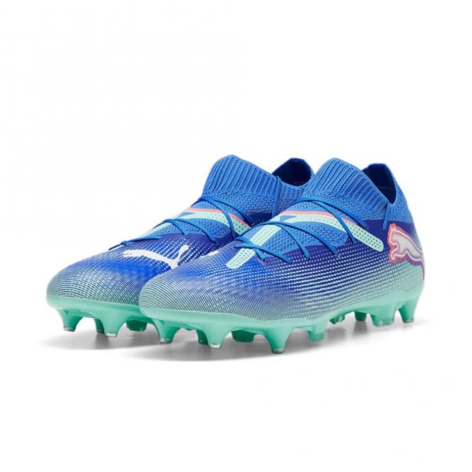 Puma FUTURE 7 PRO MXSG Fussballschuh - Bluemazing/White/Electric Peppermint