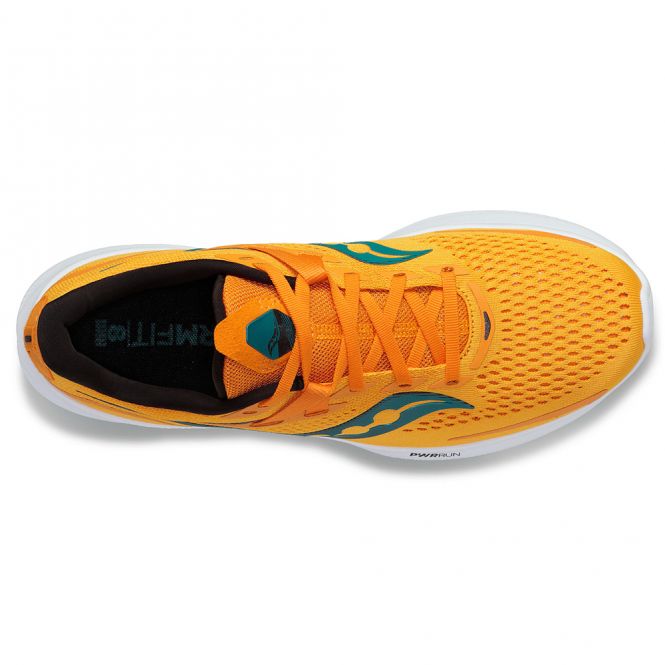 saucony Ride 15 Herren Neutral Laufschuh gold palm