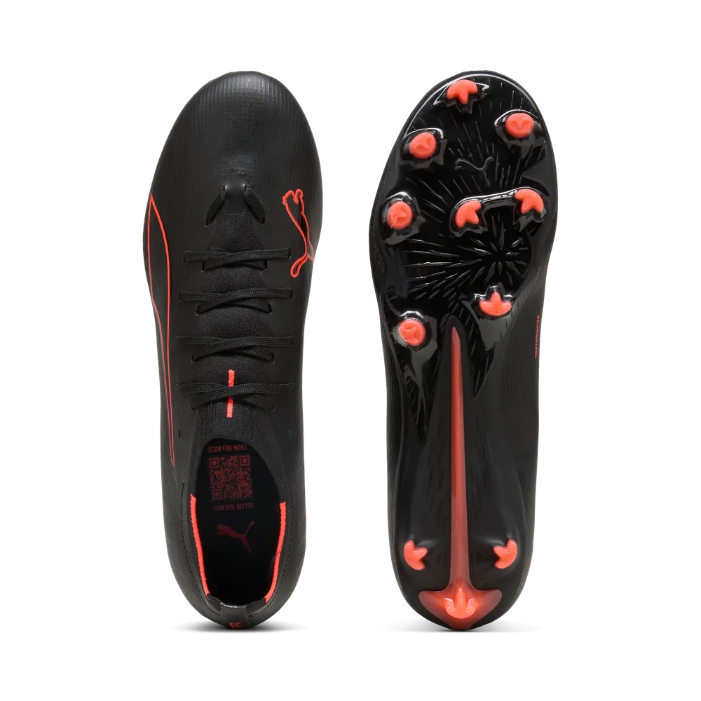 Puma ULTRA 6 MATCH FG/AG Fußballschuhe – Black/Red Puma ULTRA 6 MATCH FG/AG Fußballschuhe – Black/Red