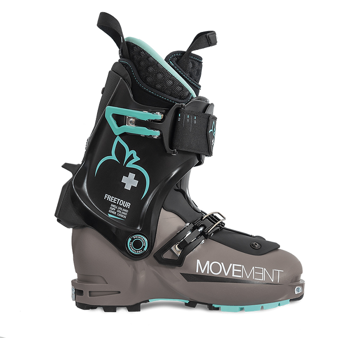 Movement Freetour Damen Tourenskischuh - grey black turquoise Movement Freetour Damen Tourenskischuh - grey black turquoise