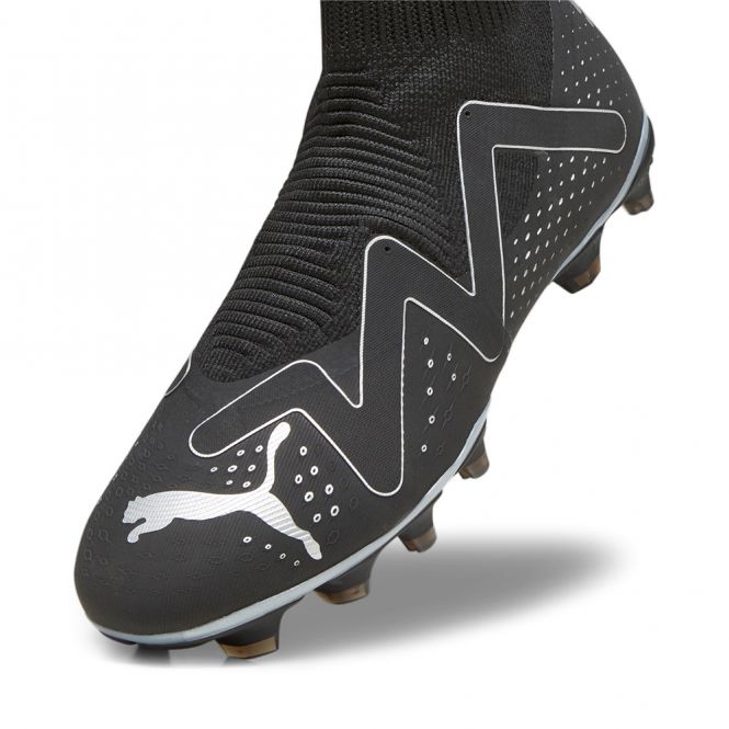Puma FUTURE MATCH+ LL FG/AG Fussballschuh - black silver Puma FUTURE MATCH+ LL FG/AG Fussballschuh - black silver