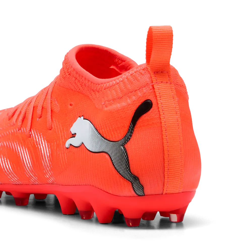 Puma FUTURE 9 MATCH MG Jr Fußballschuhe Kinder – Glowing Red/White/Black/Sliver Puma FUTURE 9 MATCH MG Jr Fußballschuhe Kinder – Glowing Red/White/Black/Sliver