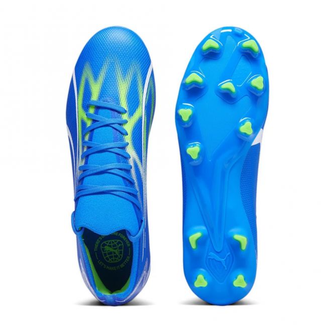 Puma ULTRA MATCH FG/AG Fussballschuh - blue pro green Puma ULTRA MATCH FG/AG Fussballschuh - blue pro green