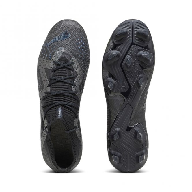Puma FUTURE ULTIMATE Low FG/AG Fussballschuh - black silver Puma FUTURE ULTIMATE Low FG/AG Fussballschuh - black silver