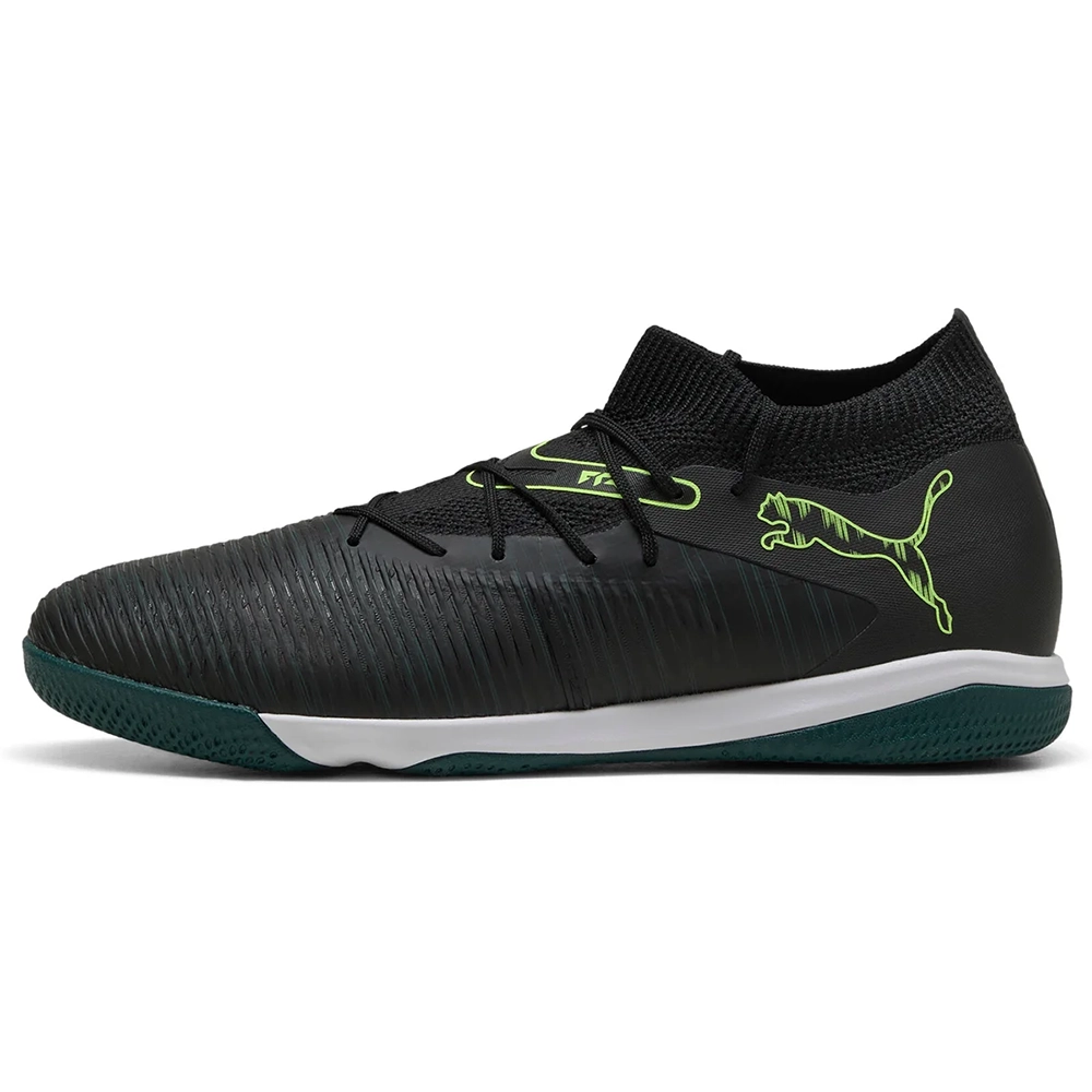 Puma FUTURE 8 MATCH IT Fußballschuhe - Black/Fizzy Green Puma FUTURE 8 MATCH IT Fußballschuhe - Black/Fizzy Green