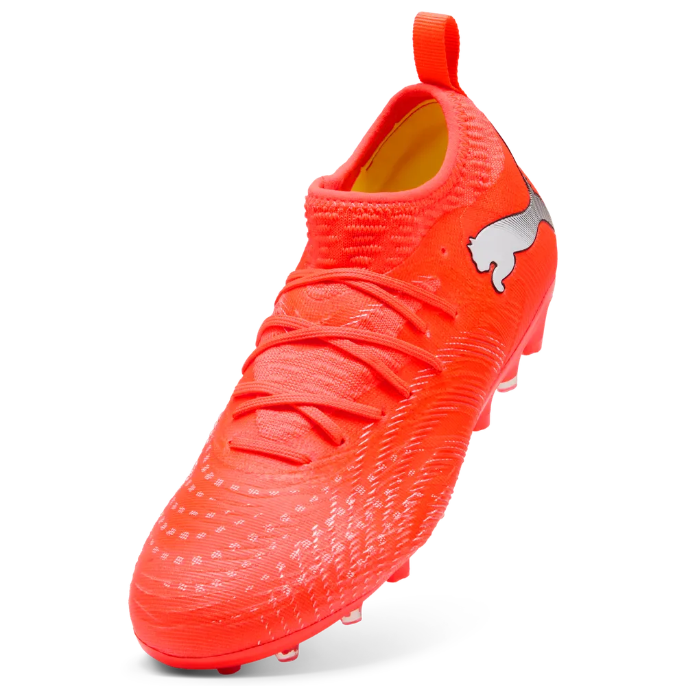 Puma FUTURE 9 MATCH MG Jr Fußballschuhe Kinder – Glowing Red/White/Black/Sliver Puma FUTURE 9 MATCH MG Jr Fußballschuhe Kinder – Glowing Red/White/Black/Sliver