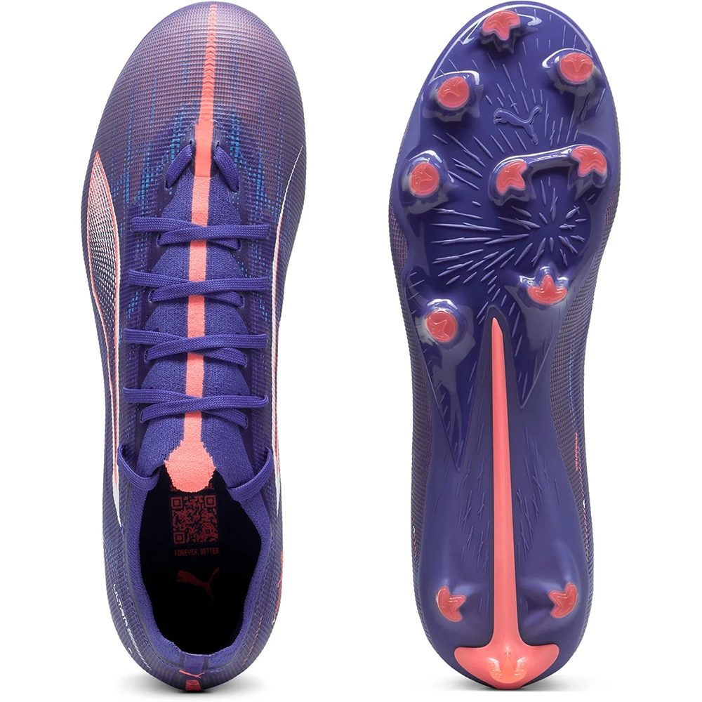 Puma ULTRA 5 MATCH FG/AG Fussballschuh - Lapis Lazuli White-Sunset Glow