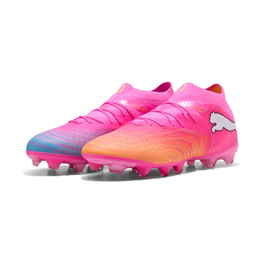 Puma FUTURE 9 PRO FG/AG Fußballschuhe – Poison Pink/Aqua/White 