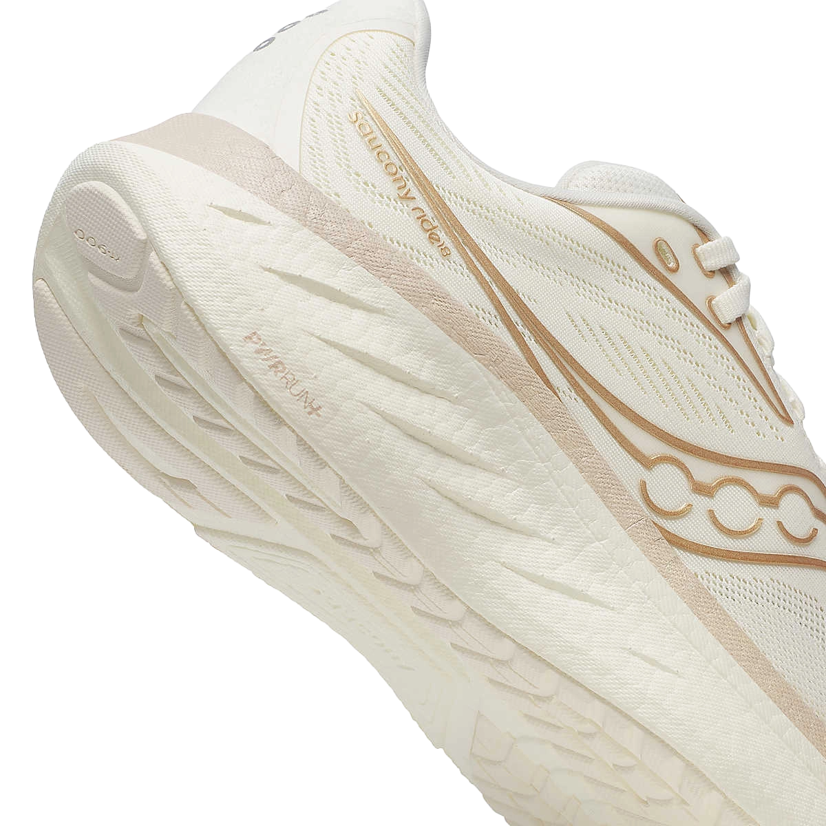 saucony Ride 18 Damen Neutral-Laufschuh - VANILLA
