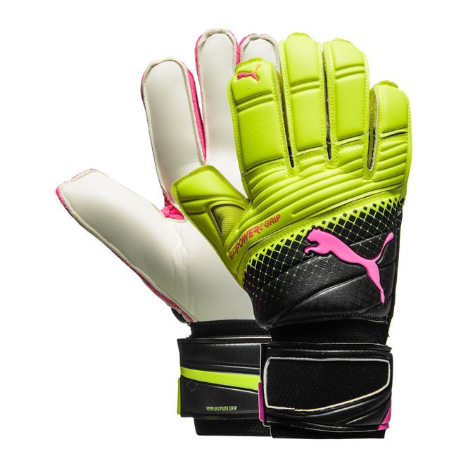 Puma evoPOWER Grip 2.3 Torwarthandschuh - gelb/pink Puma evoPOWER Grip 2.3 Torwarthandschuh - gelb/pink