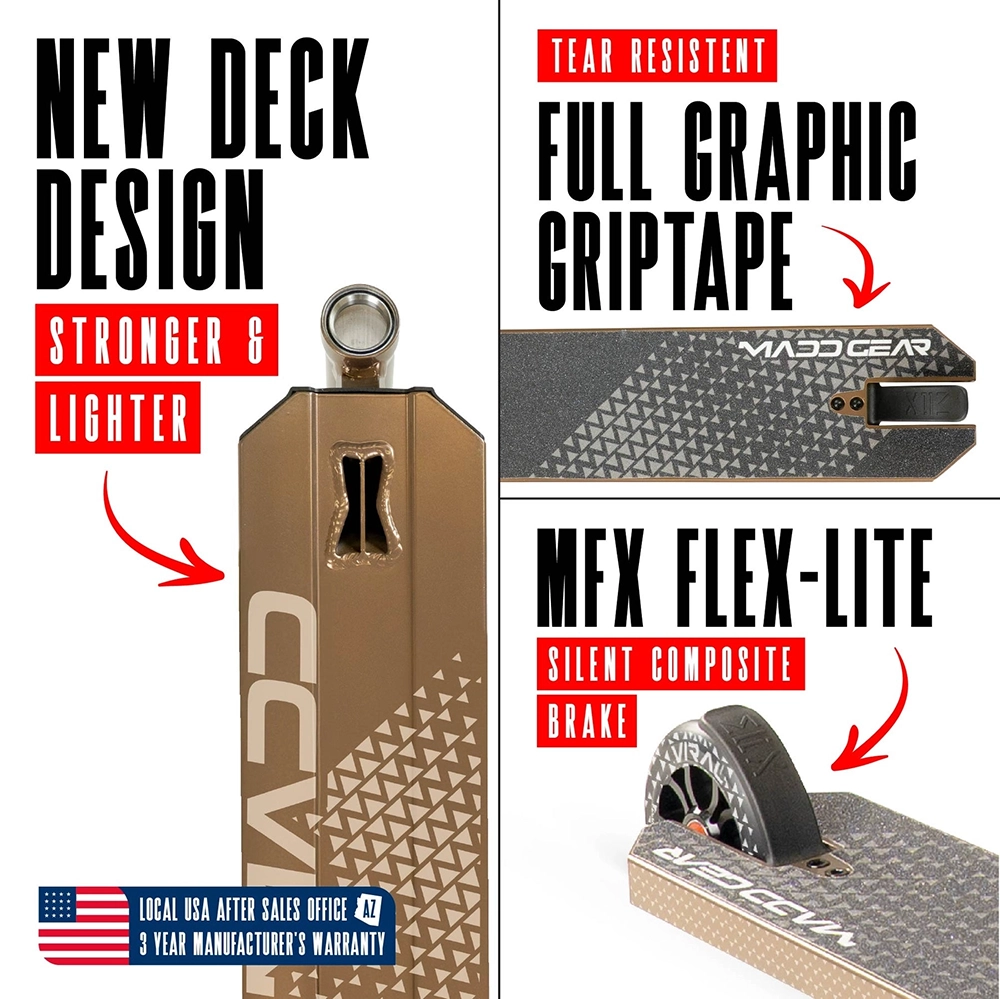 MADD GEAR MGP Stunt Scooter Kaos Ash