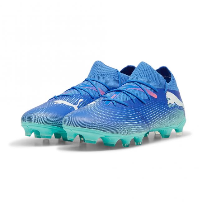 Puma FUTURE 7 MATCH FG/AG Fussballschuh - Bluemazing/White