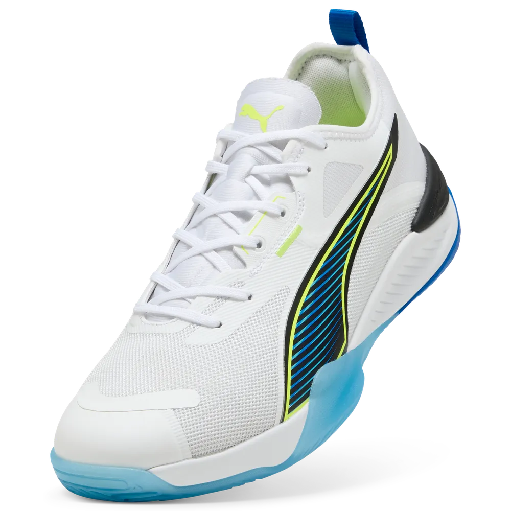 PUMA Eliminate NITRO™ 4 Game On White/Red/Blue - Handballschuhe Herren