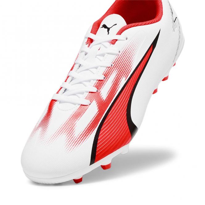Puma ULTRA PLAY MG Rasen + Kunstrasenschuh - white black fire red Puma ULTRA PLAY MG Rasen + Kunstrasenschuh - white black fire red