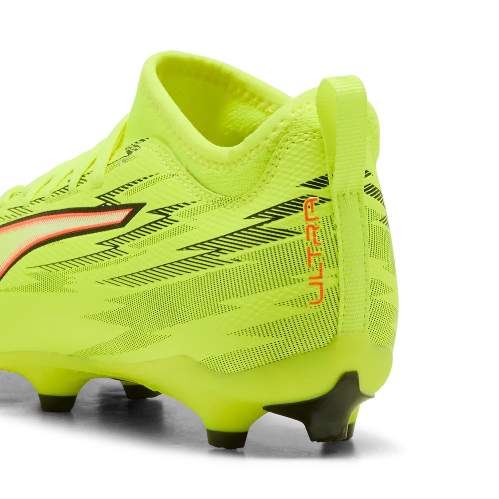 Puma ULTRA 6 MATCH FG/AG Jr Fußballschuhe Kinder- Yellow Alert/Black/Red/Lime
