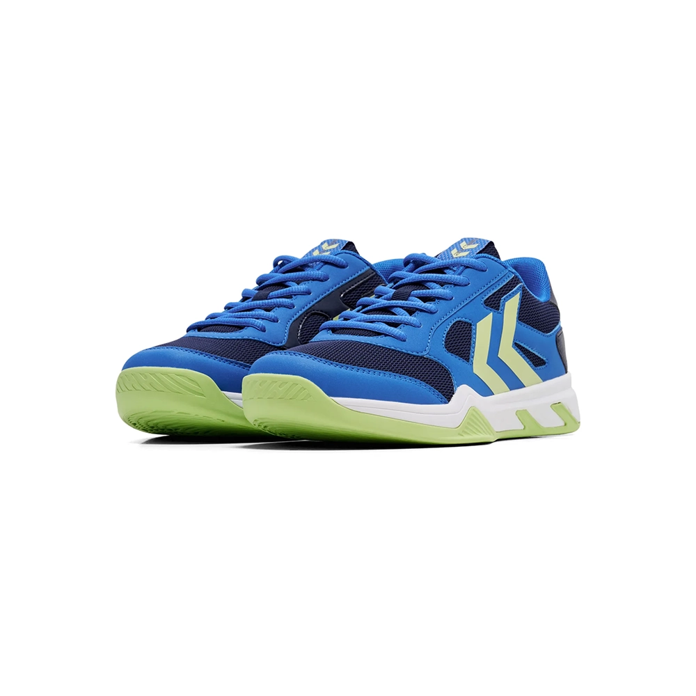 Hummel TEIWAZ V Hallenschuhe – Blue / Green