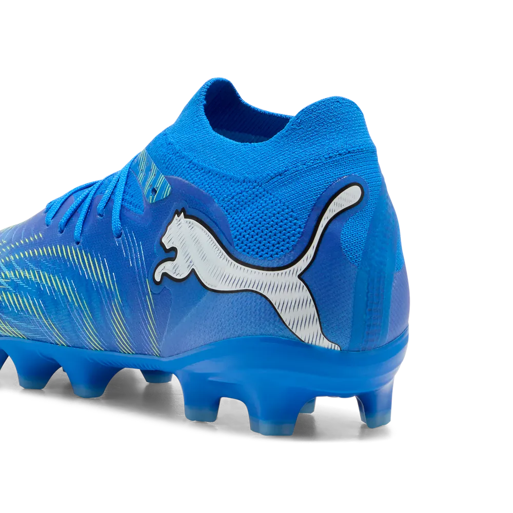 Puma FUTURE 9 PRO FG/AG Fußballschuhe Kinder – Ultra Blue / White / Luminous Blue / Black