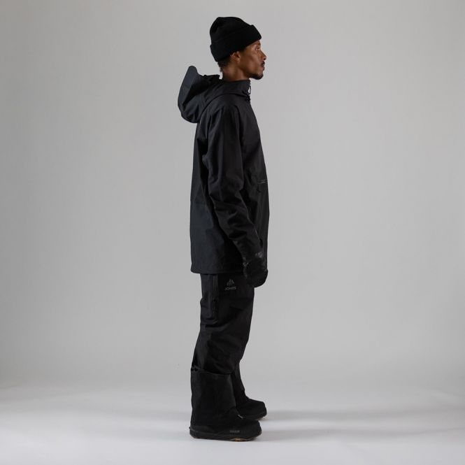 Jones MTN Surf Ski-/ Snowboardjacke Herren Anorak - black 2023 Jones MTN Surf Ski-/ Snowboardjacke Herren Anorak - black 2023