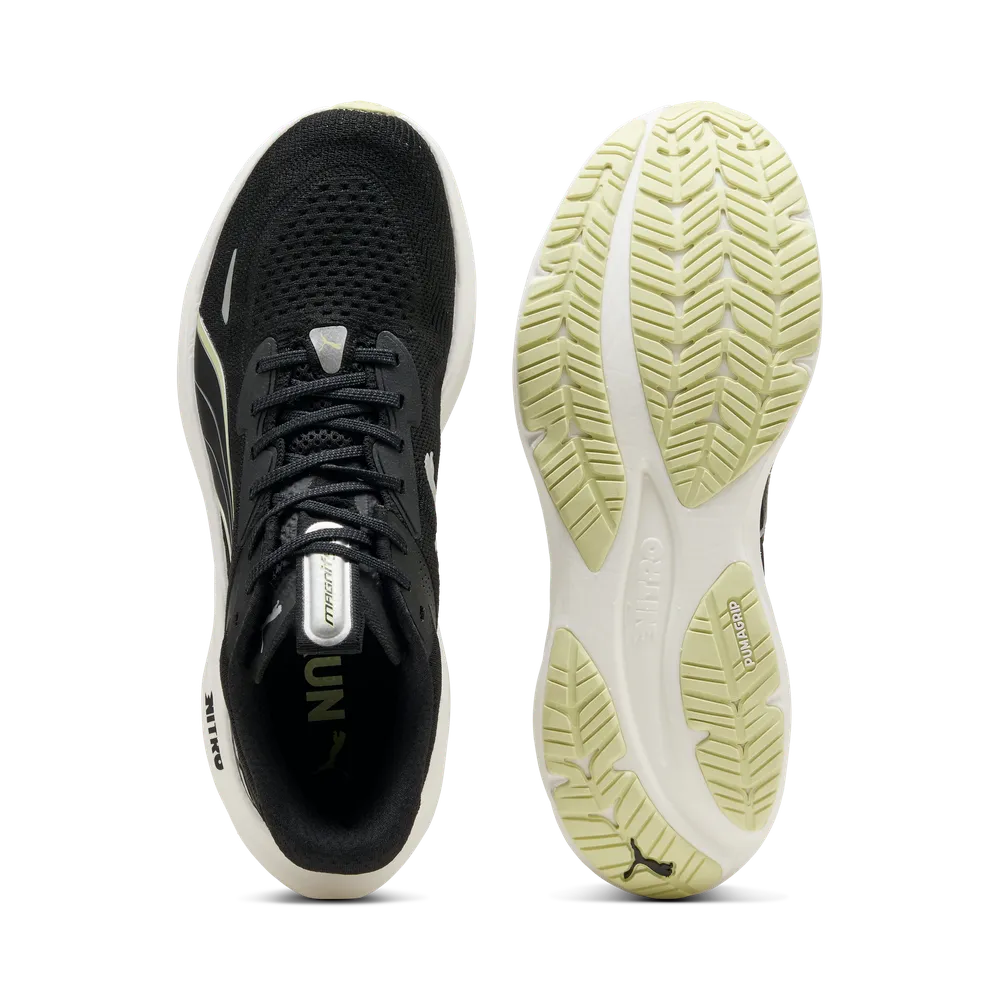 Puma Magnify NITRO™ 3 - Black/Apple Spritz - Laufschuhe für Herren