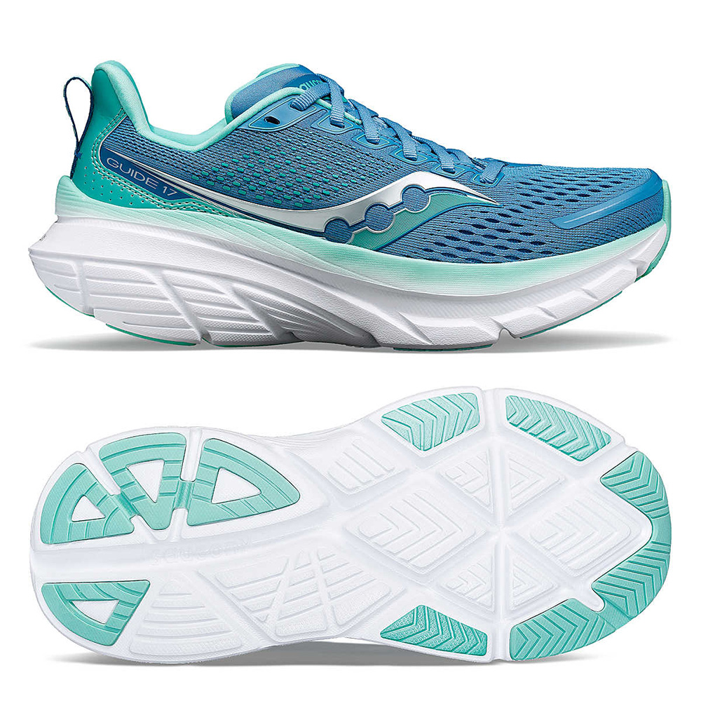 saucony Guide 17 Damen Stabilität- Laufschuh - Breeze | Mint