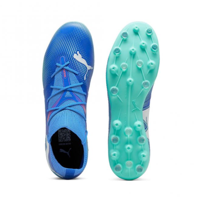 Puma FUTURE 7 MATCH MG Rasen + Kunstrasenschuh - Bluemazing/Weiß/Electric Peppermint Puma FUTURE 7 MATCH MG Rasen + Kunstrasenschuh - Bluemazing/Weiß/Electric Peppermint