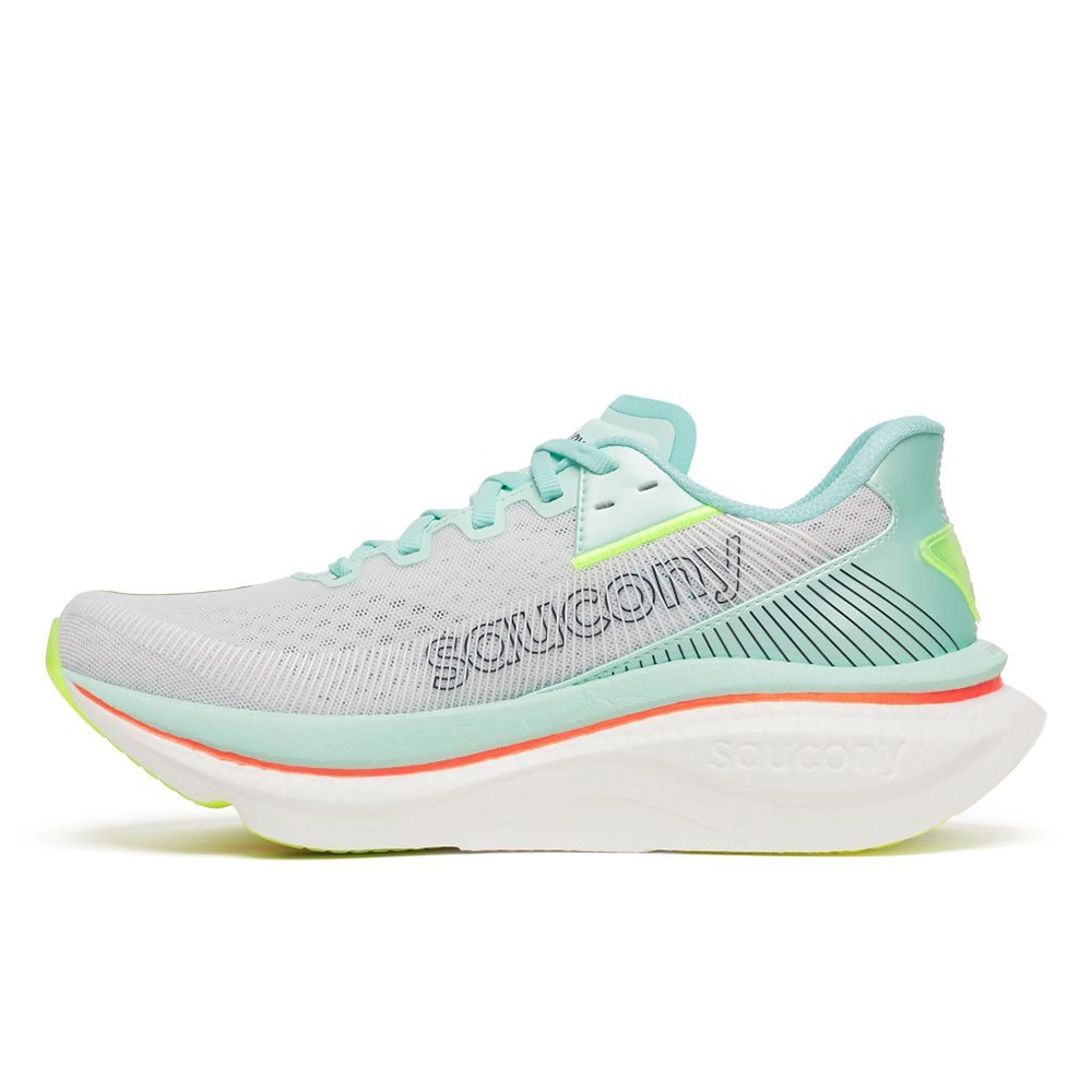 saucony Endorphin Azura Damen Neutral-Laufschuh - White | Splash saucony Endorphin Azura Damen Neutral-Laufschuh - White | Splash