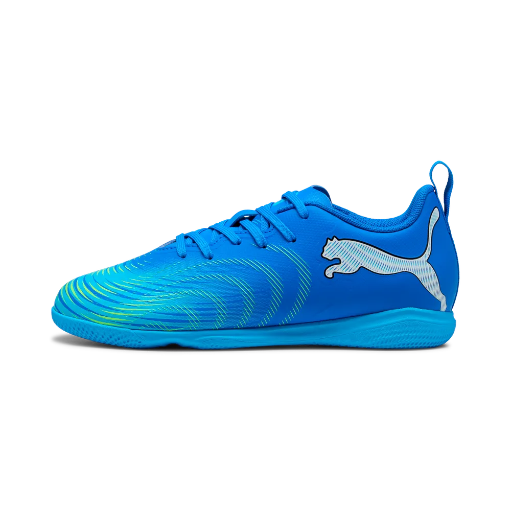 Puma FUTURE 9 PLAY IT Fußballschuhe Kinder – Ultra Blue / White / Luminous Blue / Black