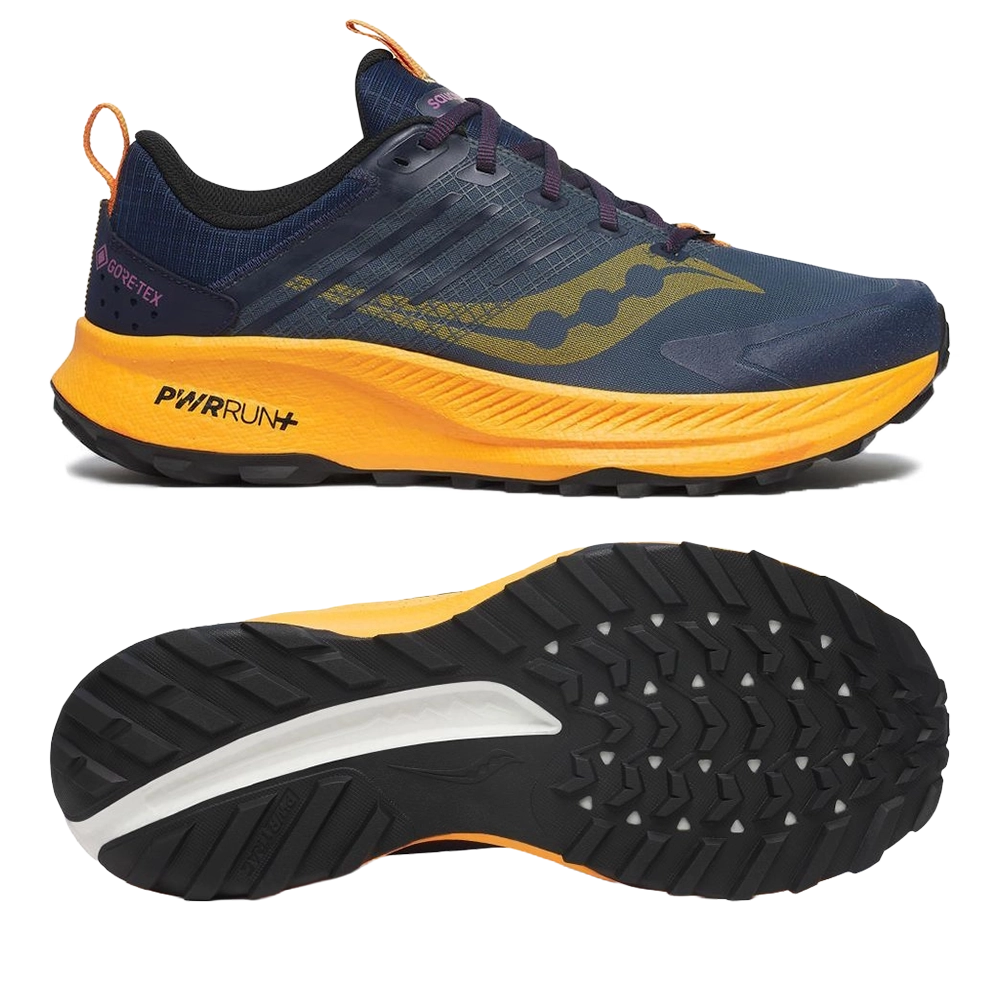 saucony Ride TR2 GTX Herren Trail Laufschuh - Navy Peel