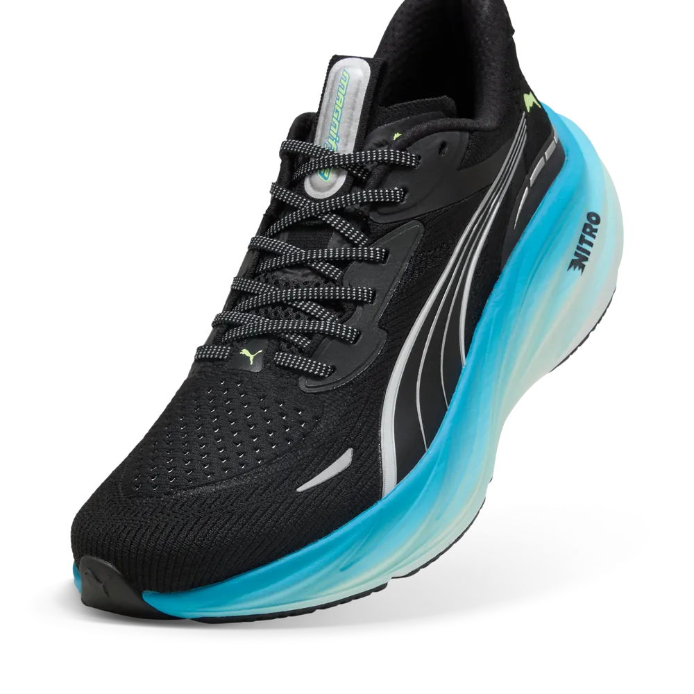 Puma Magnify NITRO™ 3 - Black/Speed Blue - Laufschuhe für Herren Puma Magnify NITRO™ 3 - Black/Speed Blue - Laufschuhe für Herren