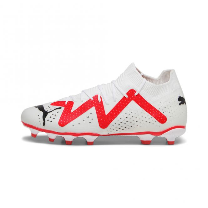 Puma FUTURE MATCH FG/AG Fussballschuh - white black fire red Puma FUTURE MATCH FG/AG Fussballschuh - white black fire red