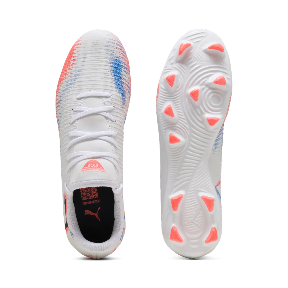 Puma FUTURE 8 PLAY FG/AG Fußballschuhe Unisex - White Black/Glowing Red Puma FUTURE 8 PLAY FG/AG Fußballschuhe Unisex - White Black/Glowing Red