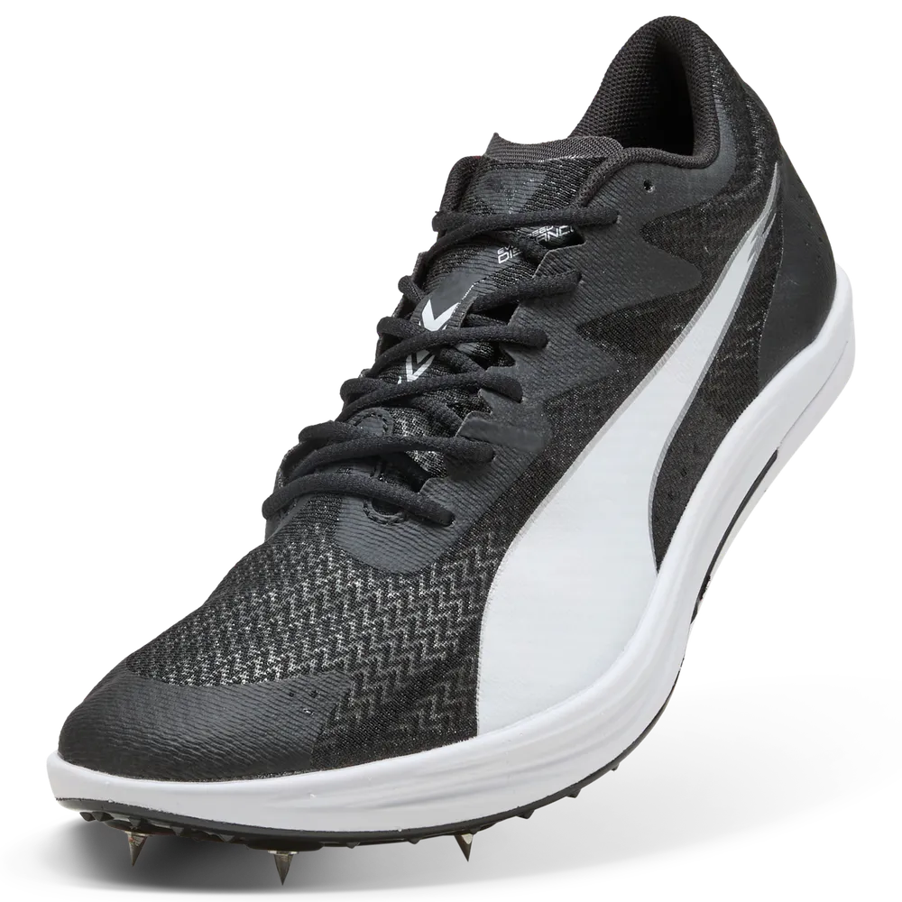 Puma evoSPEED Long Distance Leichtathletikschuhe (Spikes) – Black/White Puma evoSPEED Long Distance Leichtathletikschuhe (Spikes) – Black/White