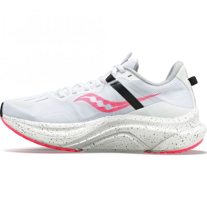 saucony Tempus Damen Stabilität Laufschuh - weiss/pink