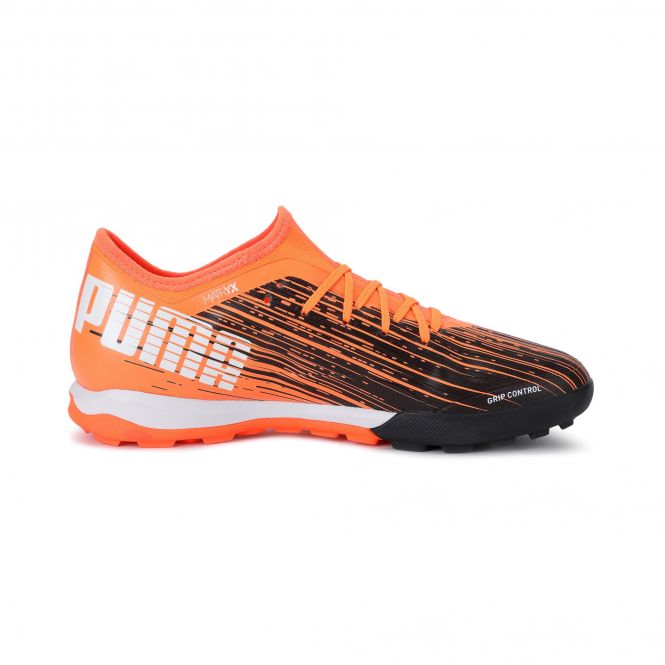 Puma ULTRA 3.1 TT Kunstrasenschuh shocking orange schwarz