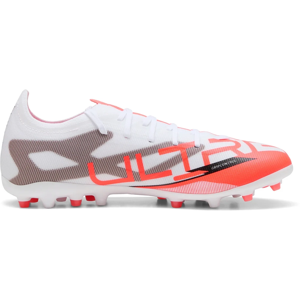 Puma ULTRA 5 MATCH MG Fußballschuhe – White/Black/Glowing Red Puma ULTRA 5 MATCH MG Fußballschuhe – White/Black/Glowing Red