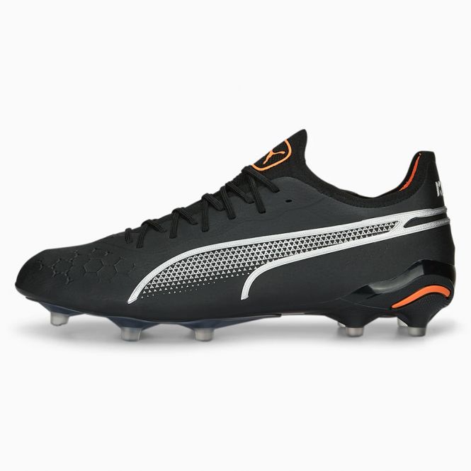 Puma KING ULTIMATE FG Fussballschuh - schwarz silber orange Puma KING ULTIMATE FG Fussballschuh - schwarz silber orange