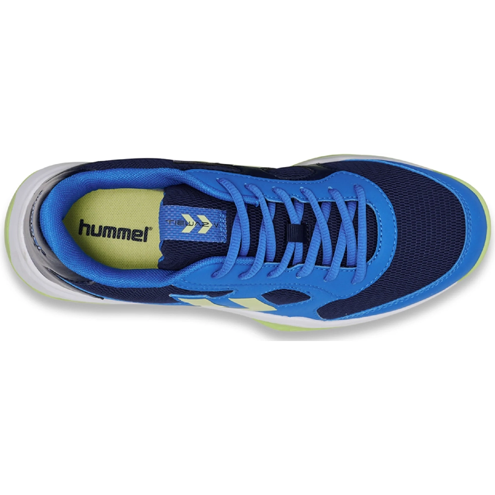 Hummel TEIWAZ V Hallenschuhe – Blue / Green