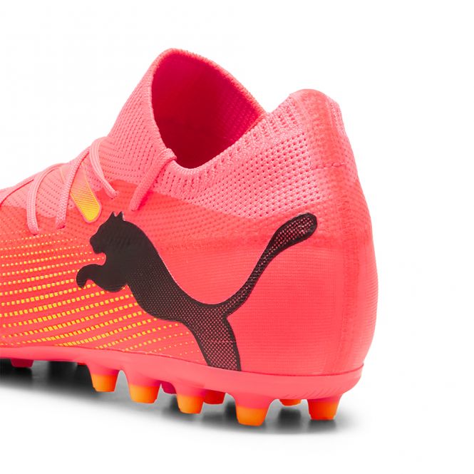 Puma FUTURE 7 MATCH MG Rasen + Kunstrasenschuh - Sunset Glow/Black Sun Stream