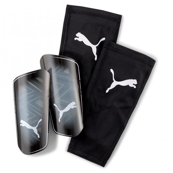 PUMA ULTRA Light Sleeve Schienbeinschoner - schwarz/weiss