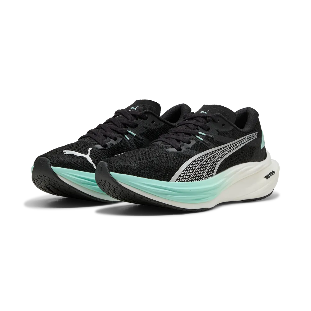 Puma Deviate NITRO™ 3 - Mint Melt/Black - Laufschuhe für Damen