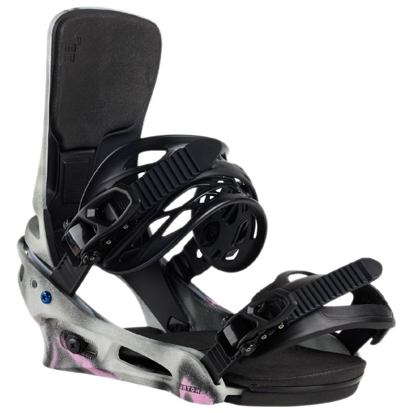 Burton Cartel X Snowboardbindung Herren - Gray/Pink 2025 