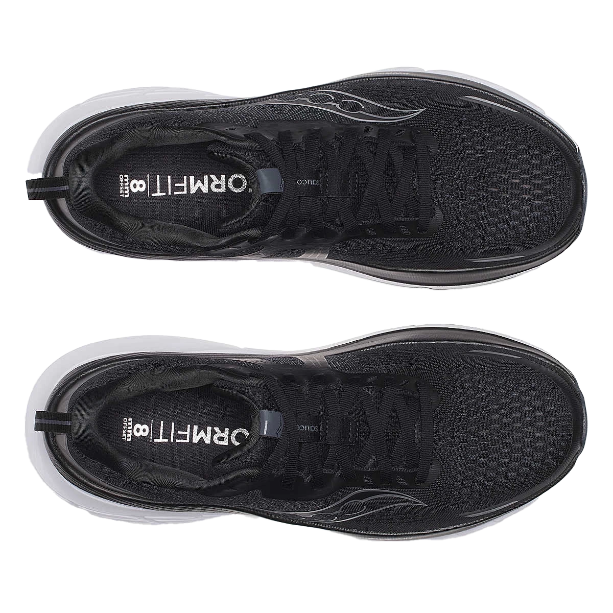 saucony Guide 18 Herren Stabilität- Laufschuh - Black | White
