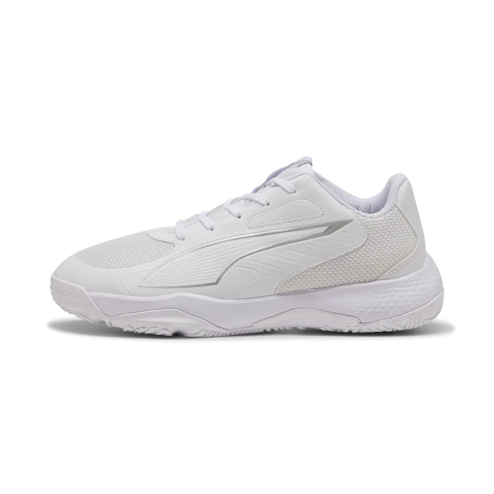 PUMA Accelerate Jr 4 White/Silver - Handballschuhe Kinder PUMA Accelerate Jr 4 White/Silver - Handballschuhe Kinder