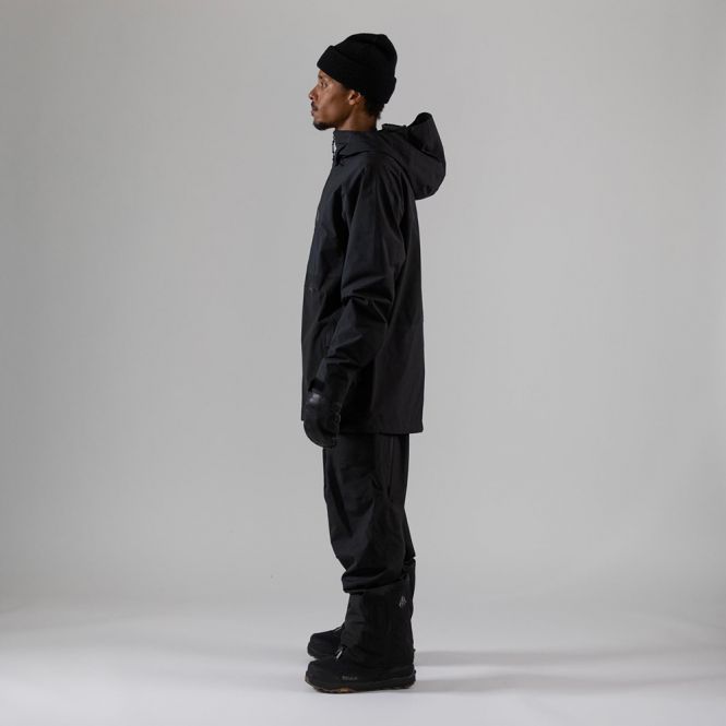 Jones MTN Surf Ski-/ Snowboardjacke Herren Anorak - black 2023 Jones MTN Surf Ski-/ Snowboardjacke Herren Anorak - black 2023