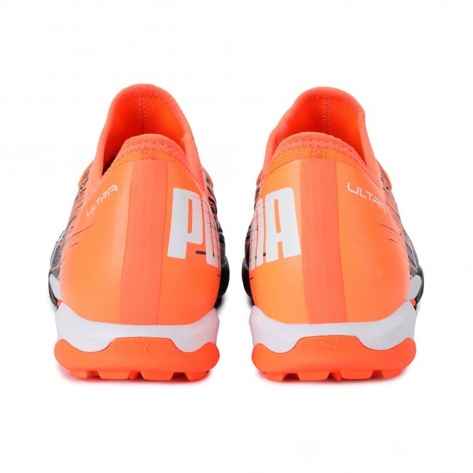 Puma ULTRA 3.1 TT Kunstrasenschuh shocking orange schwarz