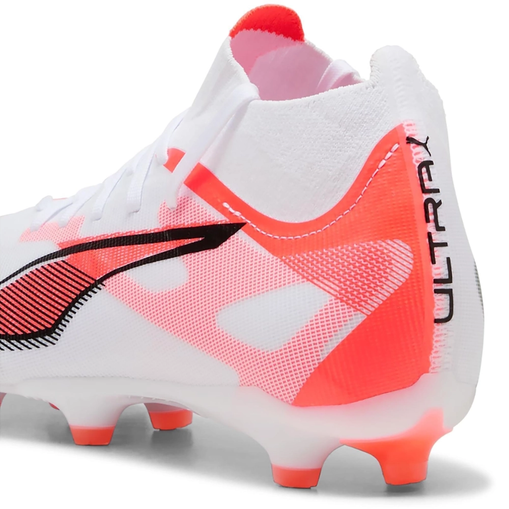 Puma ULTRA 5 MATCH+ FG/AG Damen Fußballschuhe – White/Black Glowing Red