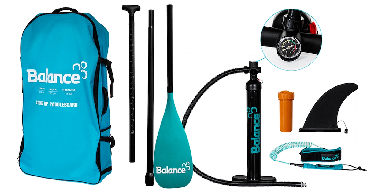 Zegul Balance 11.0 x 34.0 Stand Up Paddle Air Pack – Komplettset Zegul Balance 11.0 x 34.0 Stand Up Paddle Air Pack – Komplettset