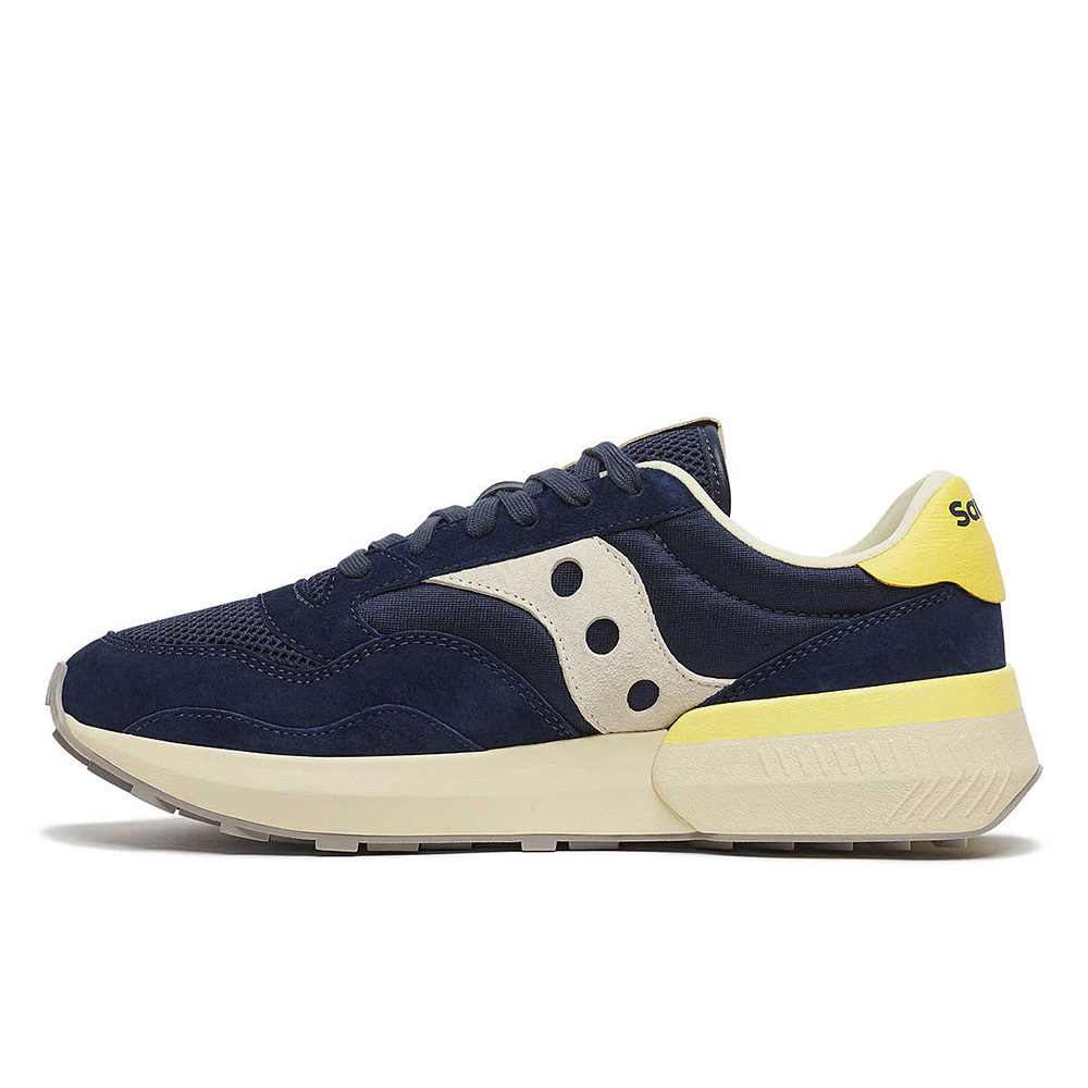Saucony Jazz NXT Premium Unisex Sneaker - Navy | Yellow Saucony Jazz NXT Premium Unisex Sneaker - Navy | Yellow