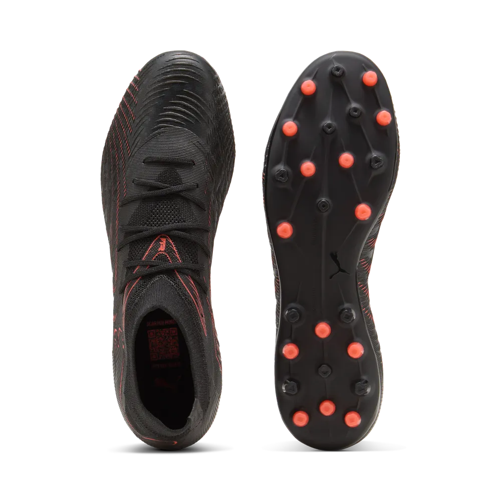 Puma FUTURE 9 MATCH MG Fußballschuhe – Black/Glowing Red/Strong Grey